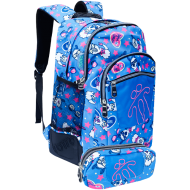 Rucsac scolar cu 2 compartimente si penar Super Boy 45x33x14 cm